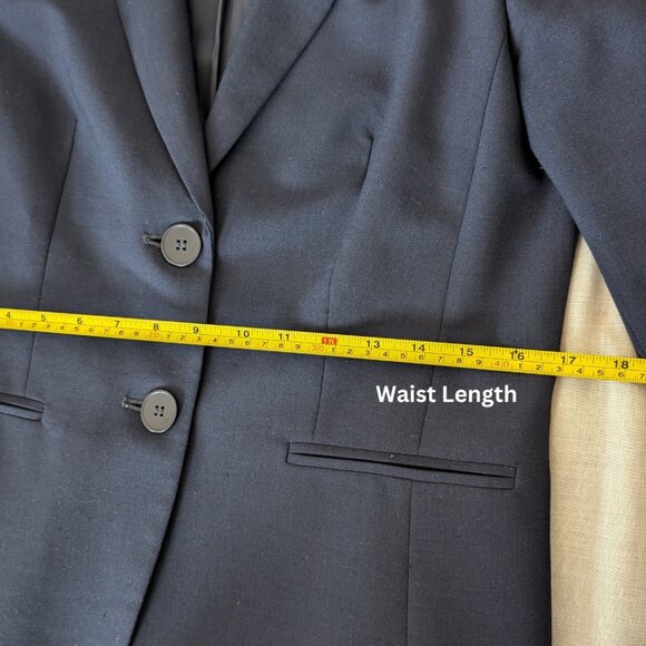 JONES NEW YORK Navy Blazer/Jacket Stretch Women's Size 6 - Picture 11 of 11